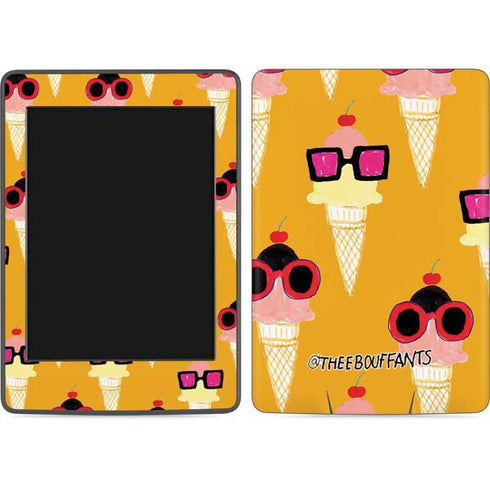 Bouffants and Broken Hearts Ice Cream with Shades Amazon Kindle Skin